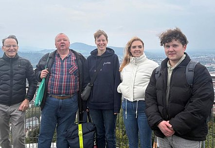 Auf dem Schlossbergturm in Freiburg