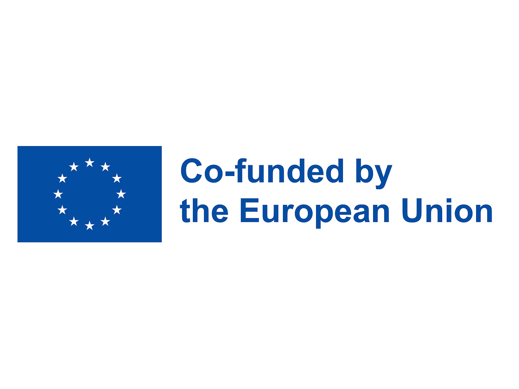 Logo mit Schriftzug Co-founded by the European Union