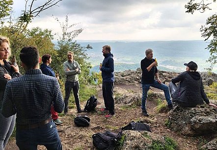 Grandiose Aussicht, bevor der Regen kam